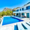 Villa Jacaranda Pool with St Hilarion Castle and Mountains view